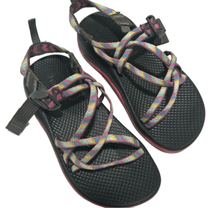 CHACO kids colorful sandals size 4 GUC